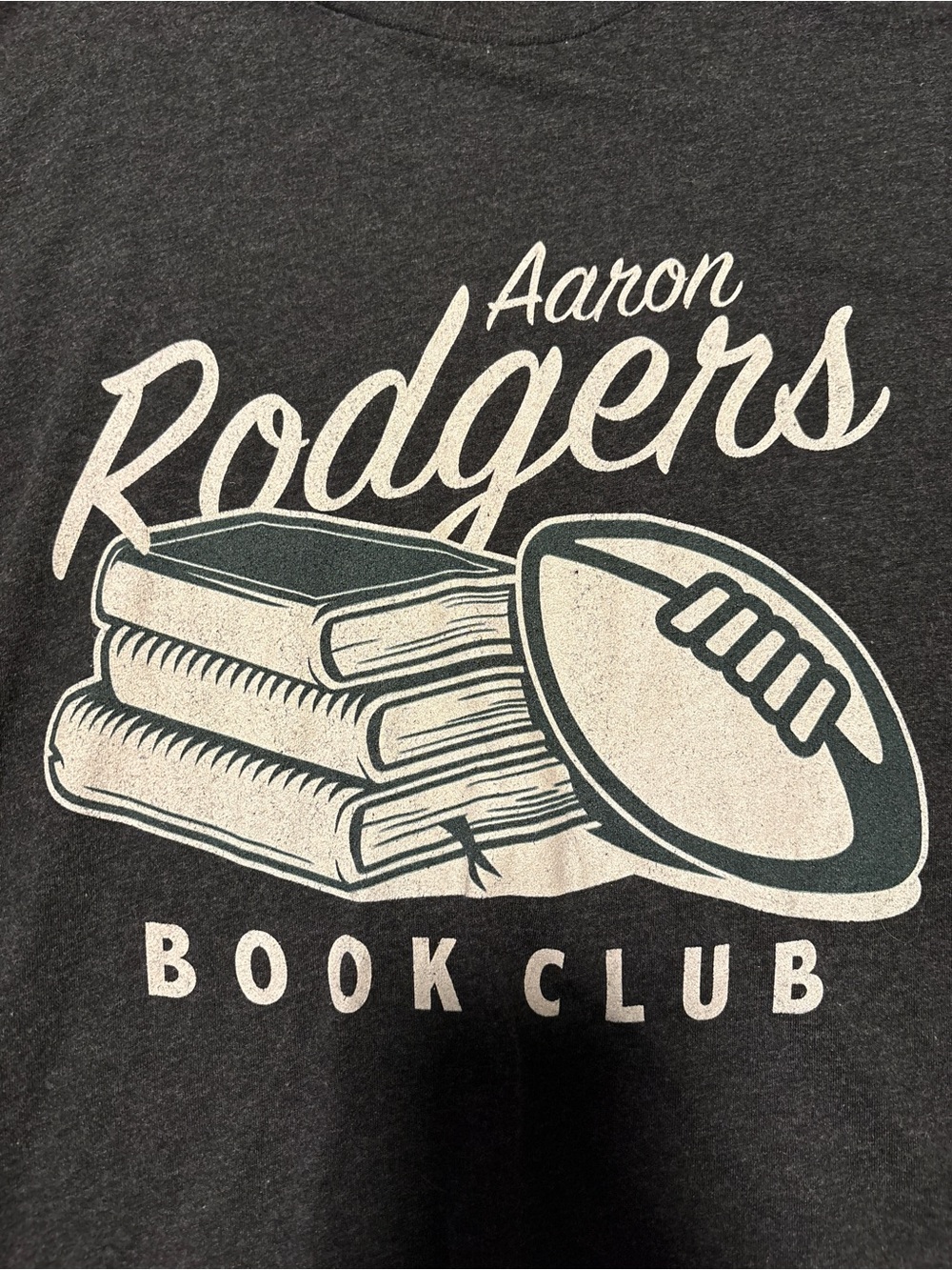 Aaron Rodgers Book Club Graphic Tee - Dark Gray